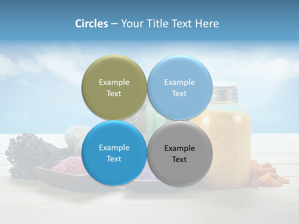 Stones Beam Pink PowerPoint Template