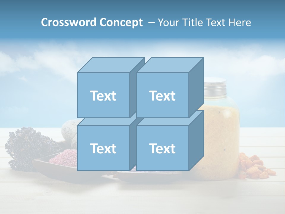 Stones Beam Pink PowerPoint Template