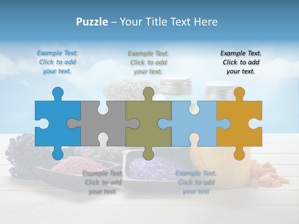 Stones Beam Pink PowerPoint Template