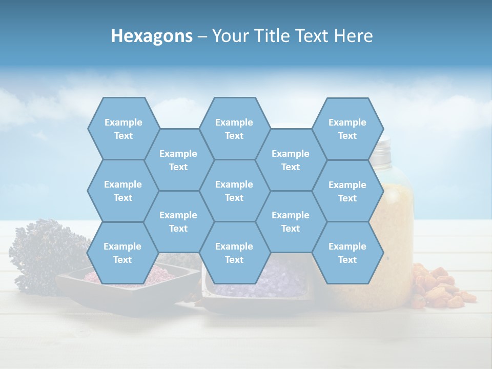 Stones Beam Pink PowerPoint Template