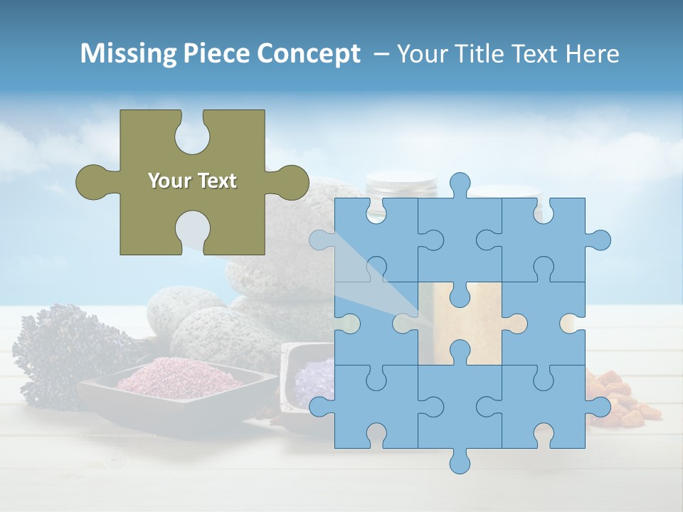 Stones Beam Pink PowerPoint Template