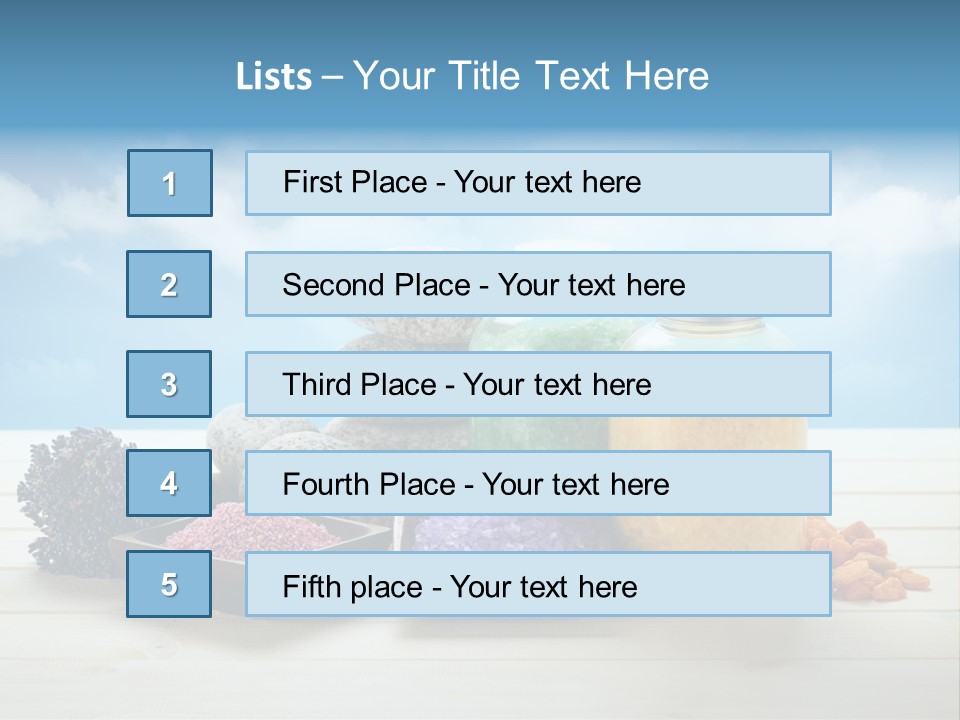Stones Beam Pink PowerPoint Template