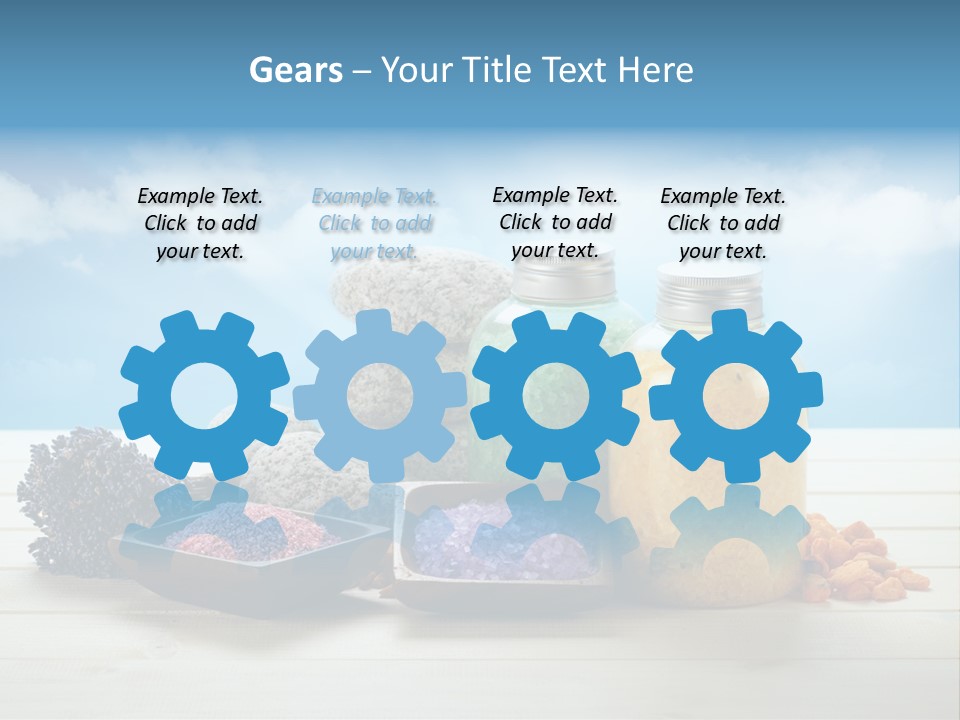 Stones Beam Pink PowerPoint Template