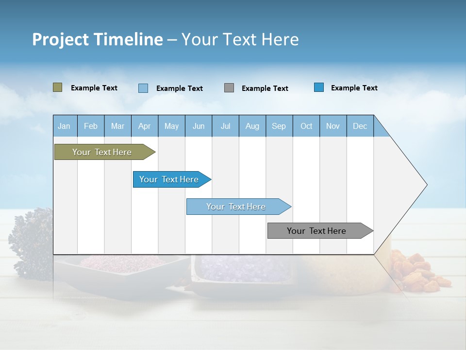 Stones Beam Pink PowerPoint Template