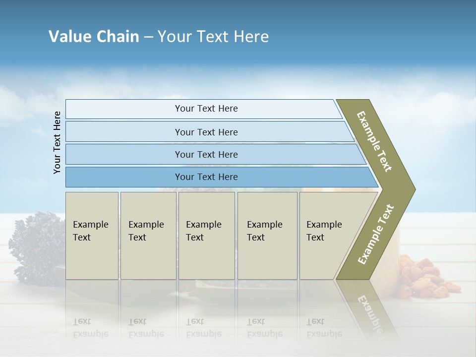 Stones Beam Pink PowerPoint Template