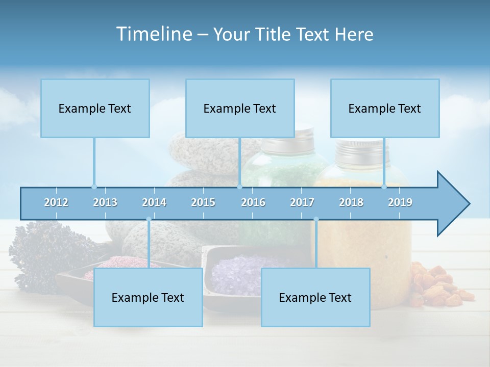 Stones Beam Pink PowerPoint Template