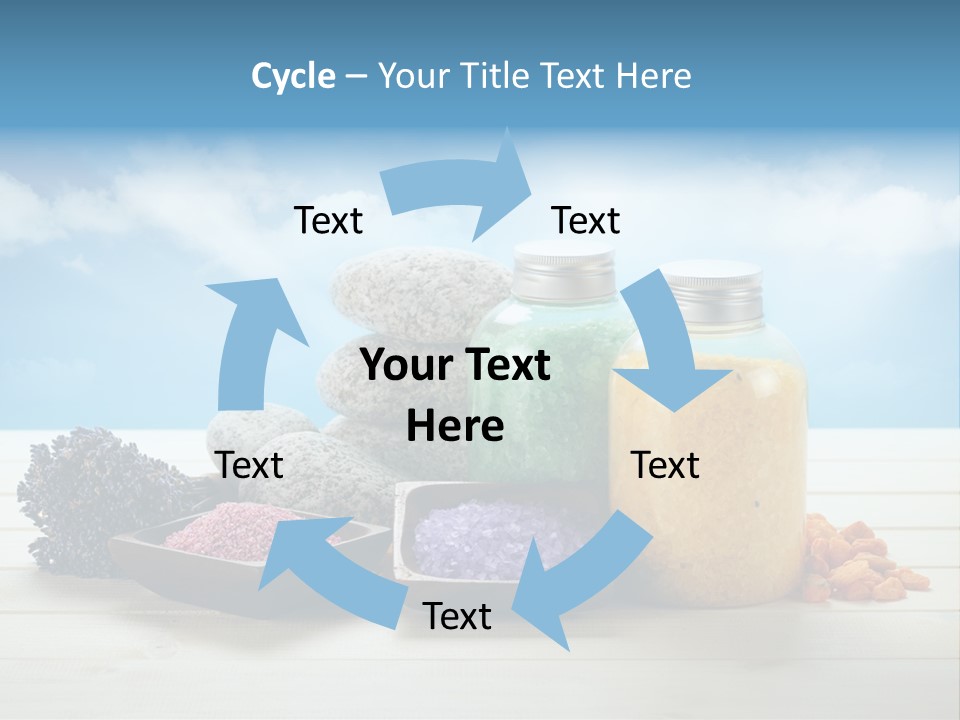 Stones Beam Pink PowerPoint Template