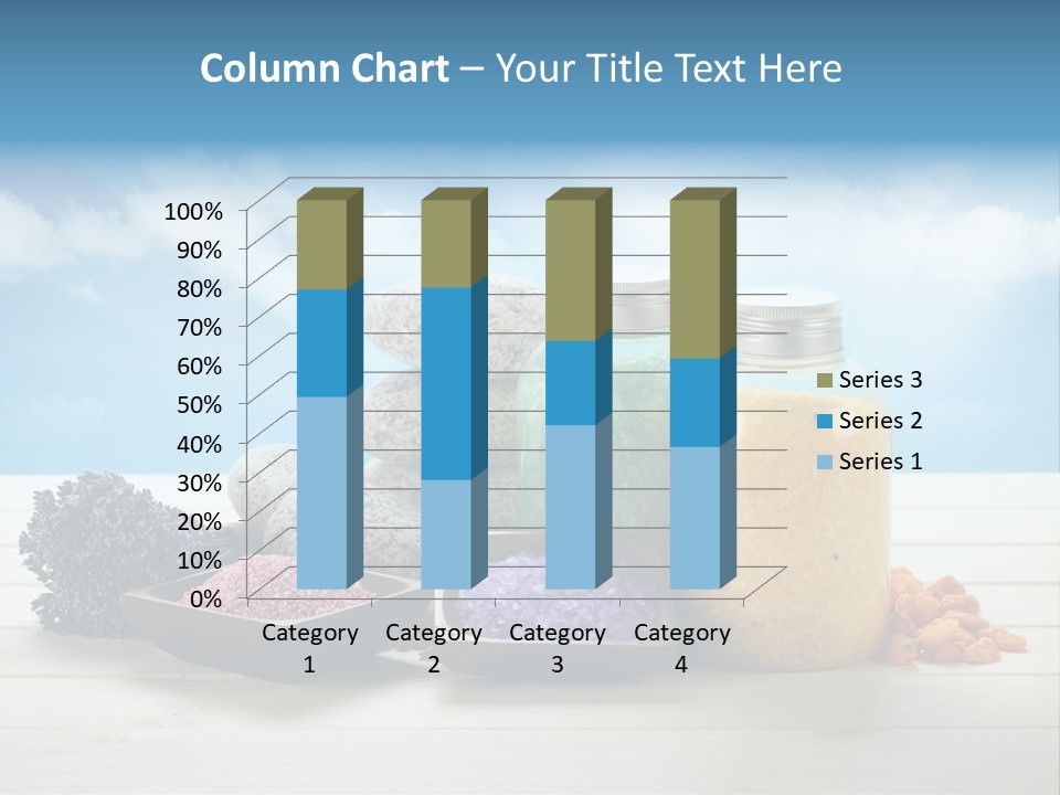 Stones Beam Pink PowerPoint Template