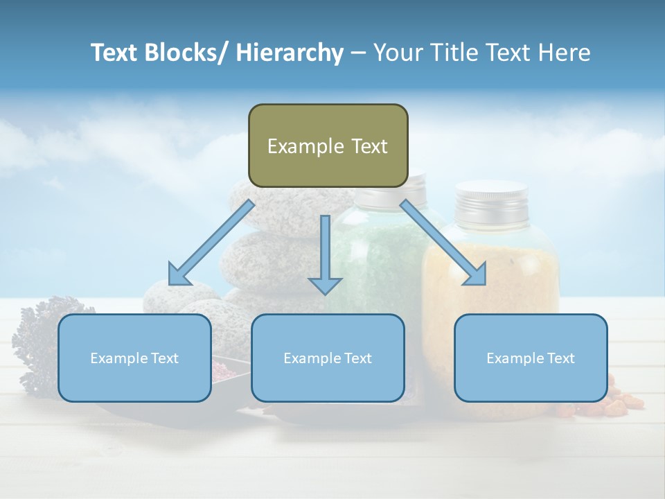 Stones Beam Pink PowerPoint Template