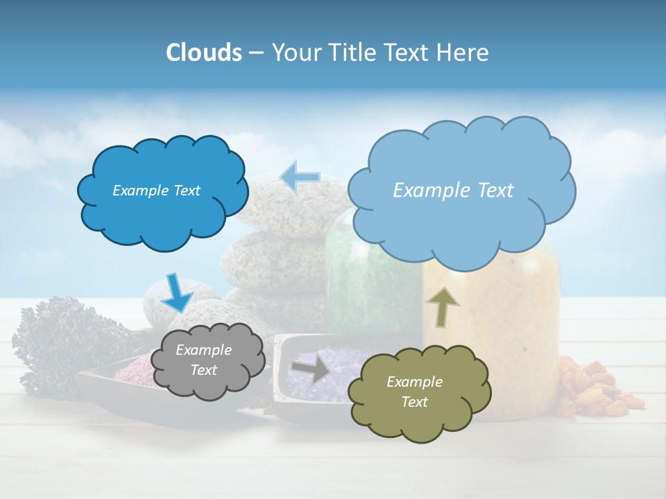 Stones Beam Pink PowerPoint Template