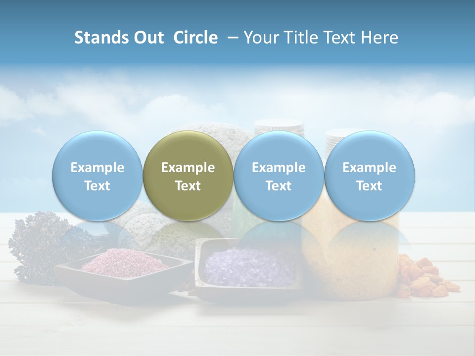 Stones Beam Pink PowerPoint Template