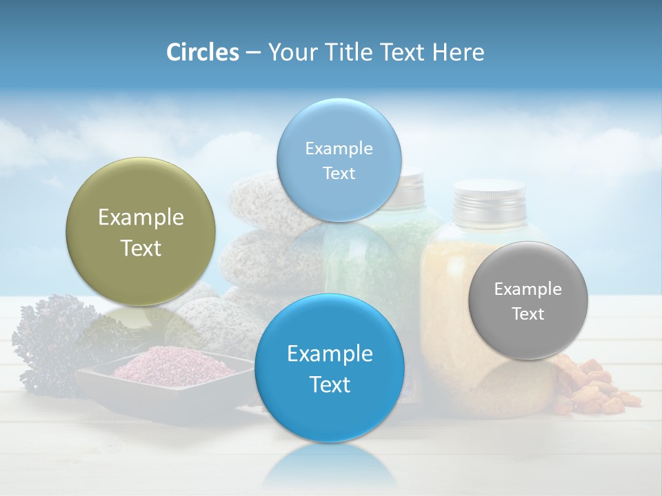 Stones Beam Pink PowerPoint Template