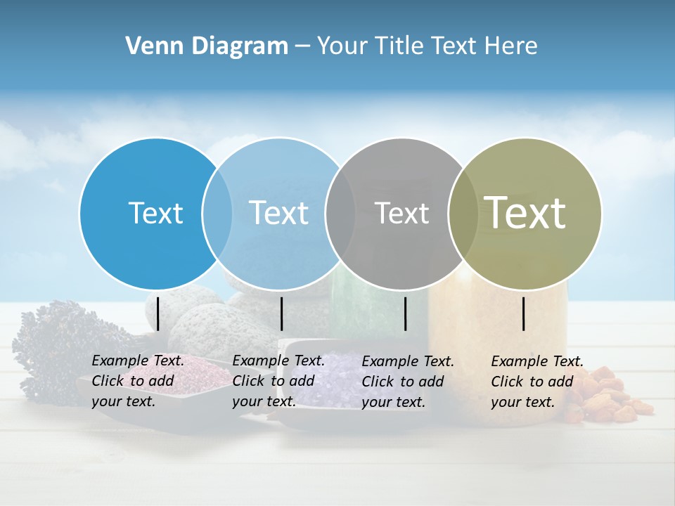 Stones Beam Pink PowerPoint Template