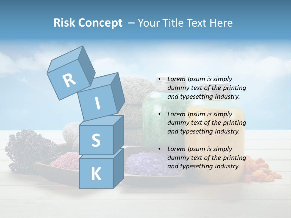 Stones Beam Pink PowerPoint Template