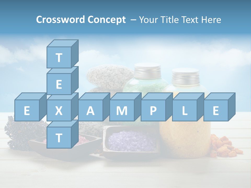 Stones Beam Pink PowerPoint Template