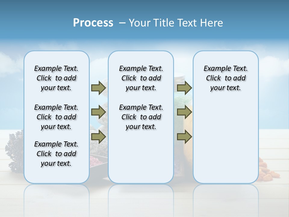 Stones Beam Pink PowerPoint Template