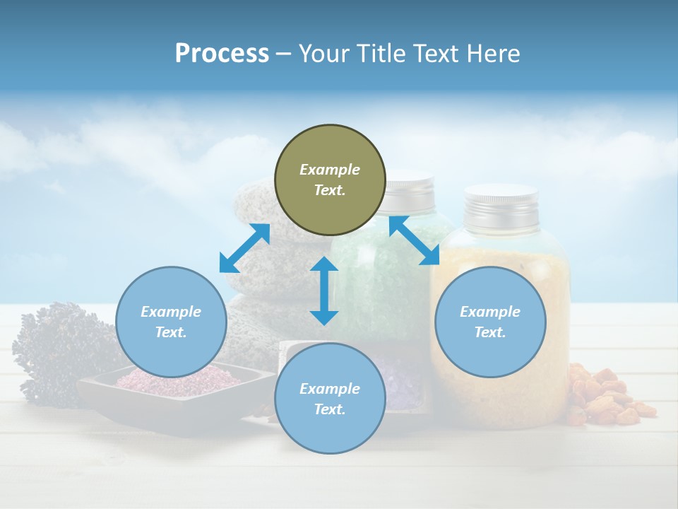 Stones Beam Pink PowerPoint Template