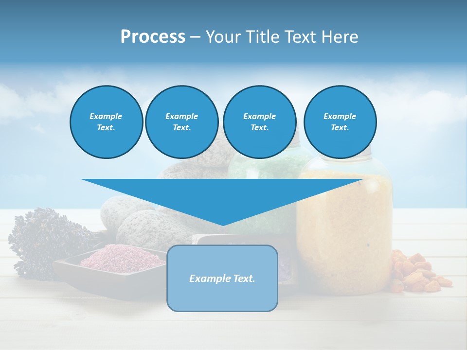 Stones Beam Pink PowerPoint Template