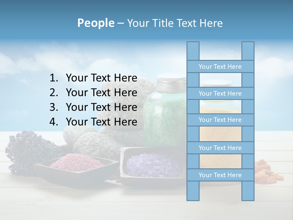 Stones Beam Pink PowerPoint Template