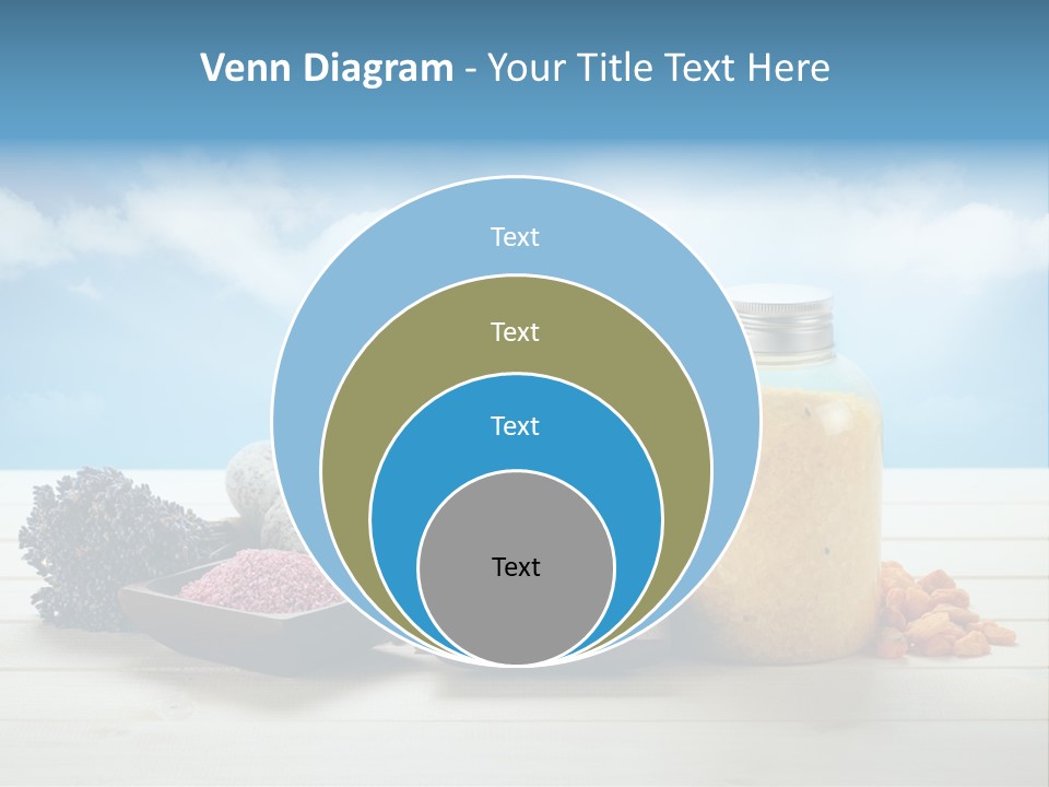 Stones Beam Pink PowerPoint Template