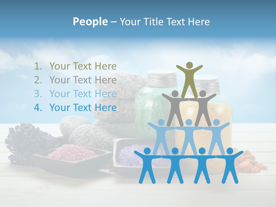 Stones Beam Pink PowerPoint Template