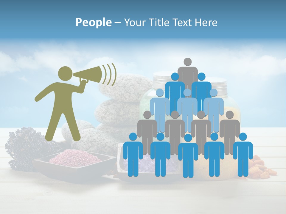 Stones Beam Pink PowerPoint Template