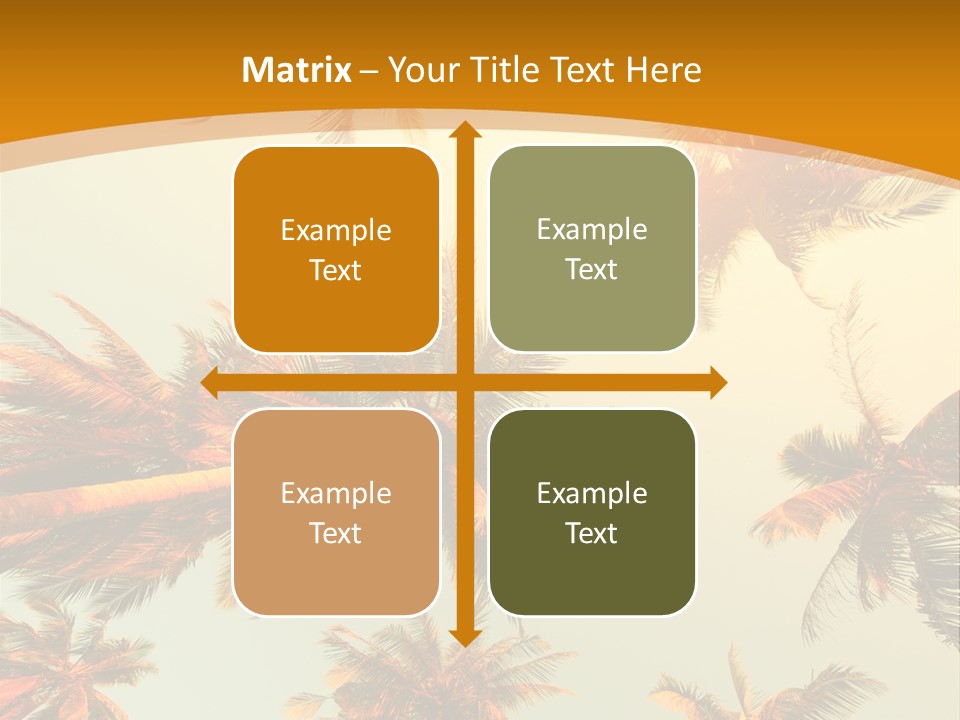 Lush Summer Tree PowerPoint Template