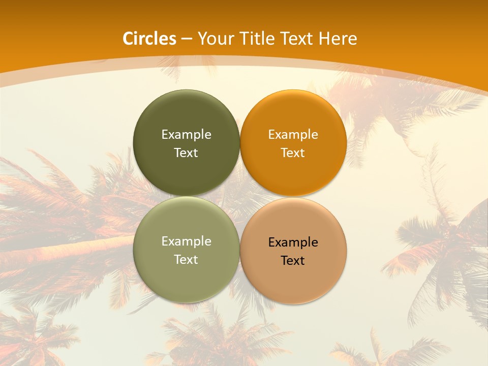 Lush Summer Tree PowerPoint Template