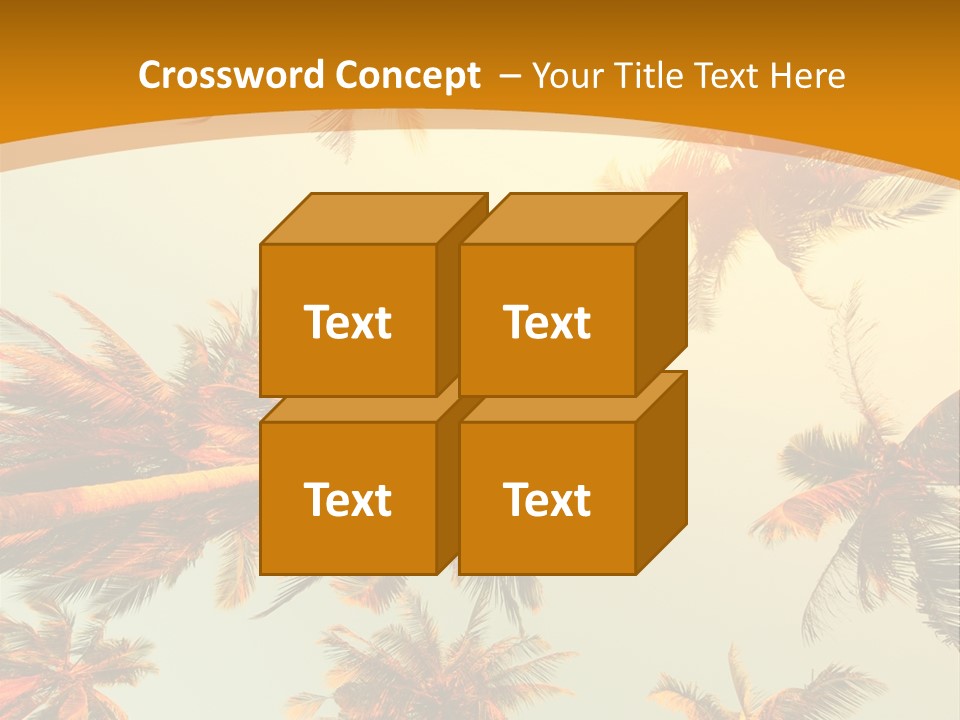 Lush Summer Tree PowerPoint Template