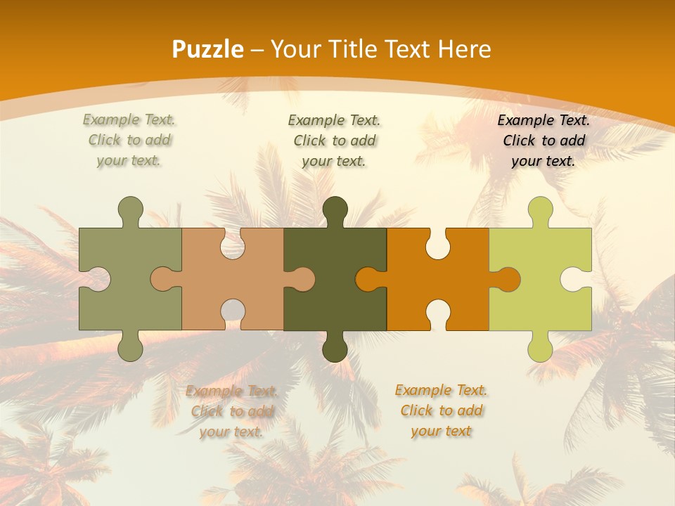 Lush Summer Tree PowerPoint Template