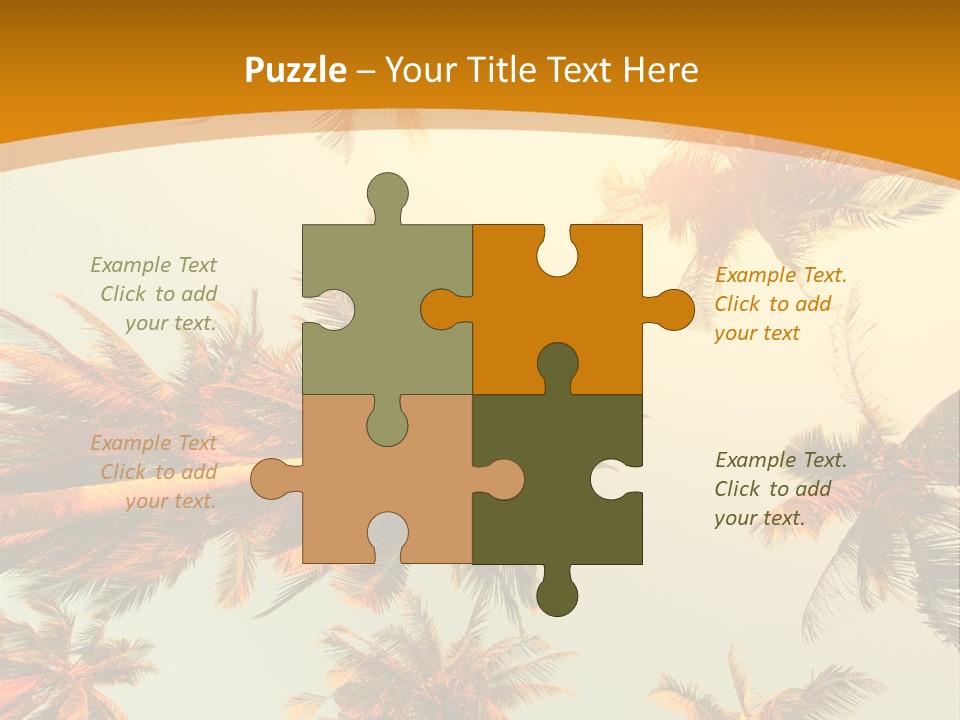 Lush Summer Tree PowerPoint Template