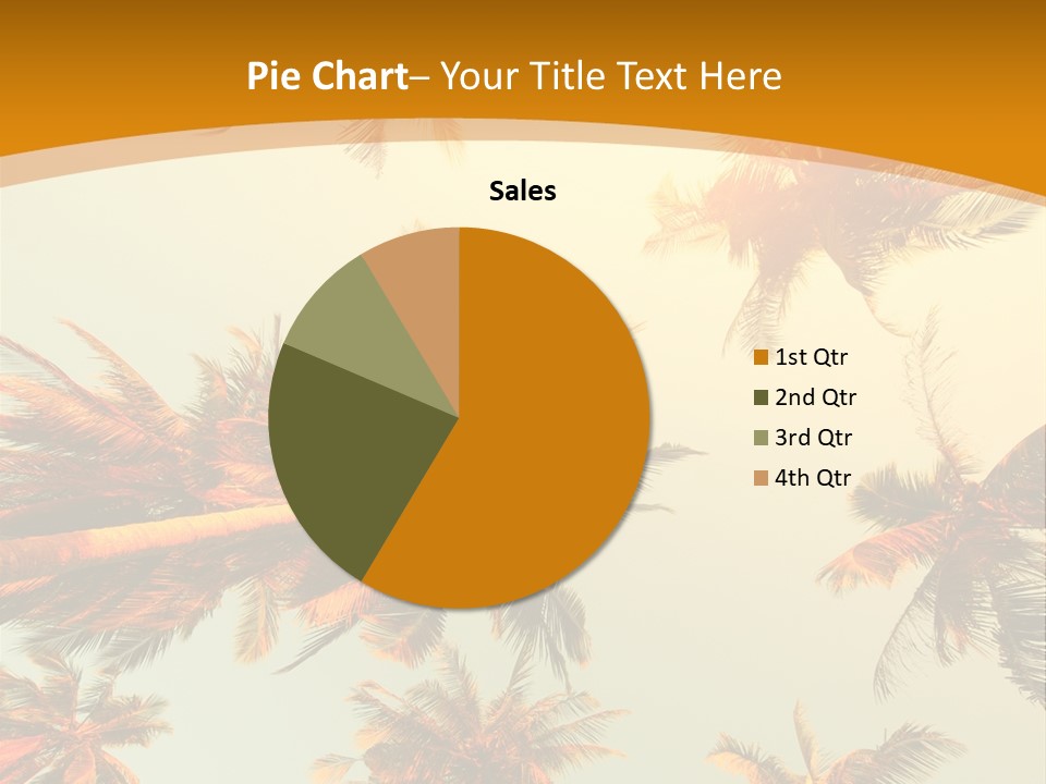 Lush Summer Tree PowerPoint Template