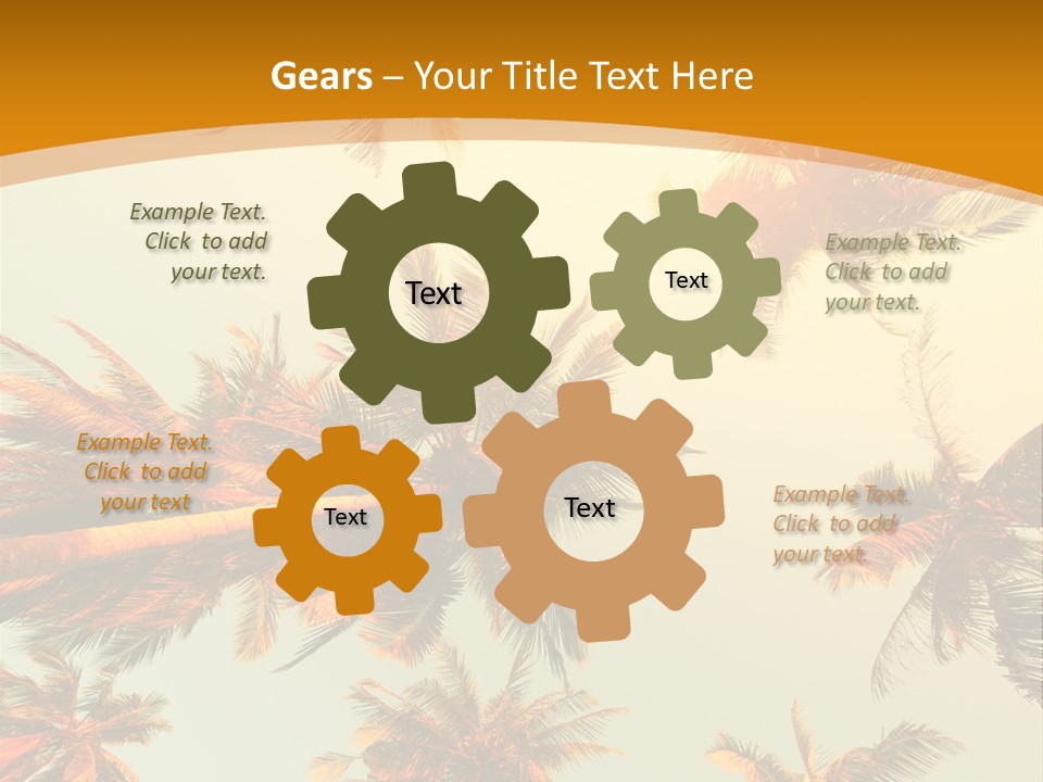 Lush Summer Tree PowerPoint Template