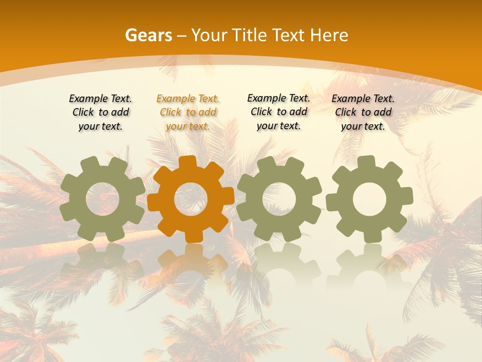 Lush Summer Tree PowerPoint Template