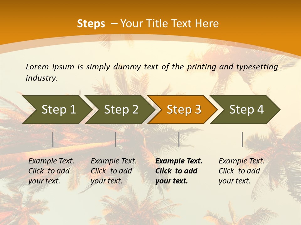Lush Summer Tree PowerPoint Template