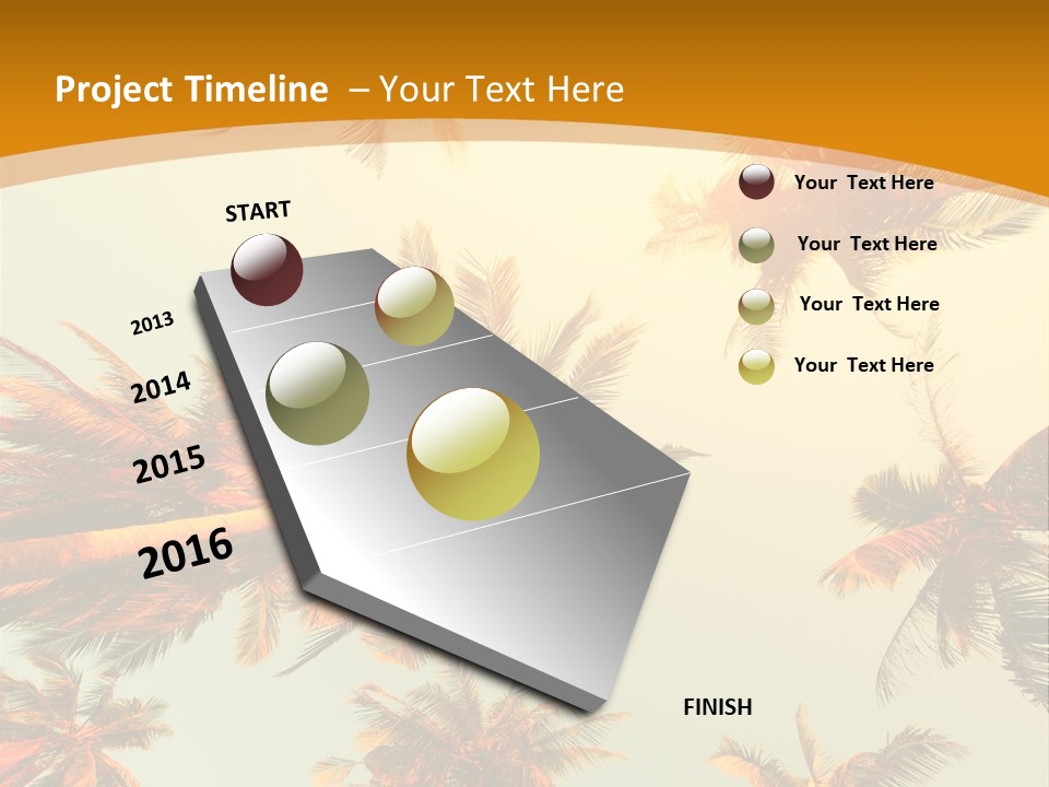 Lush Summer Tree PowerPoint Template