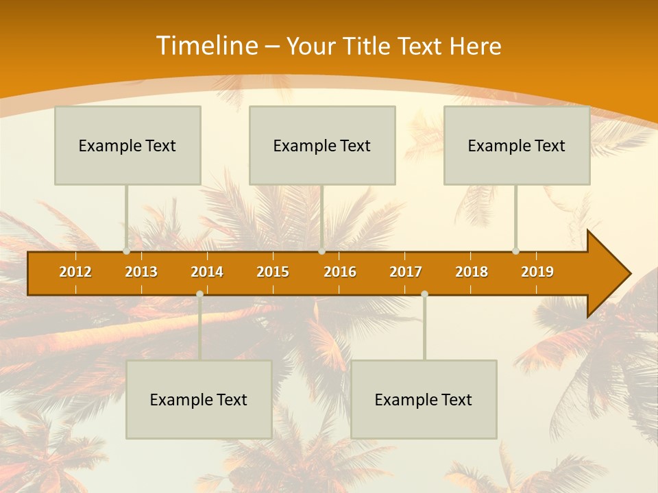 Lush Summer Tree PowerPoint Template
