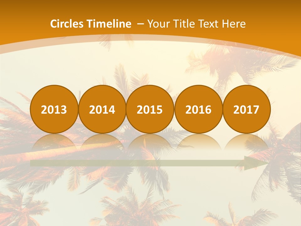 Lush Summer Tree PowerPoint Template