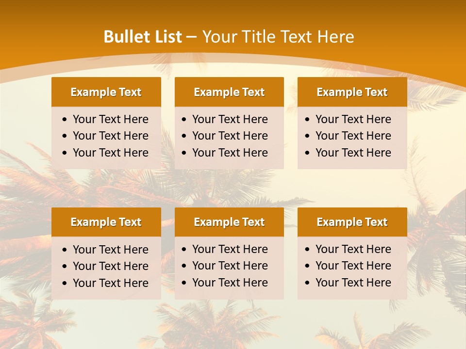 Lush Summer Tree PowerPoint Template