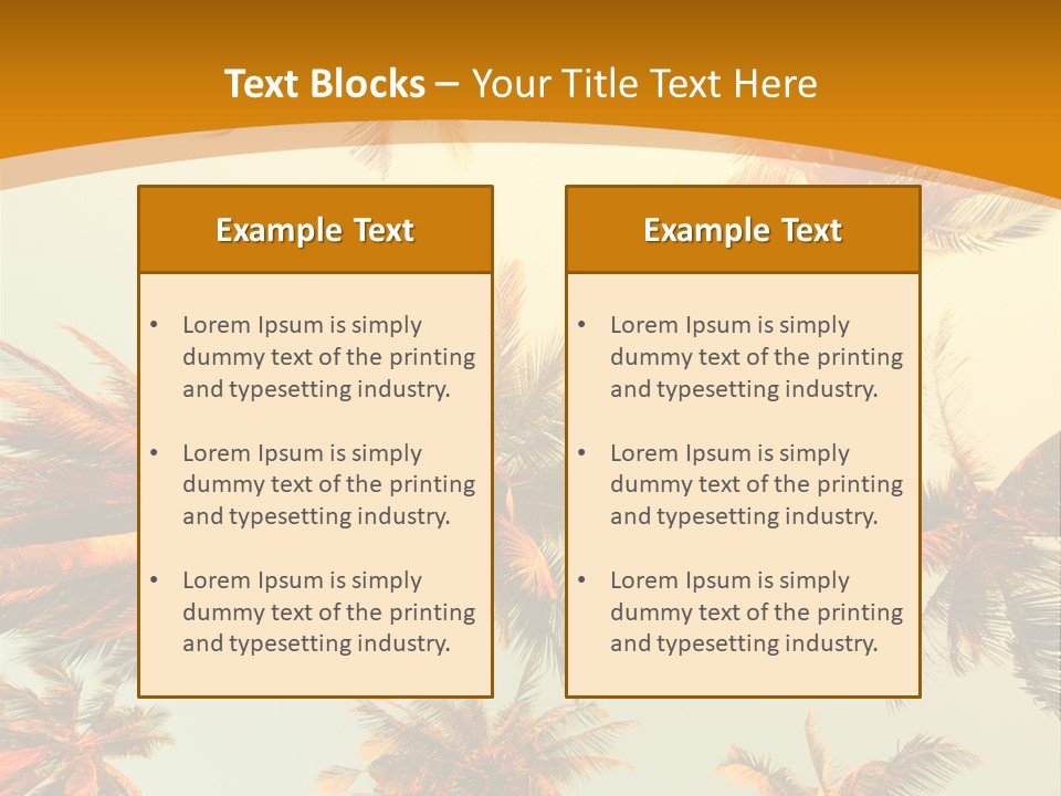Lush Summer Tree PowerPoint Template