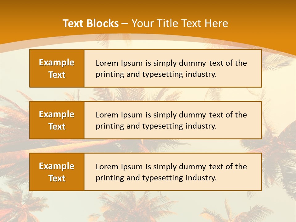 Lush Summer Tree PowerPoint Template