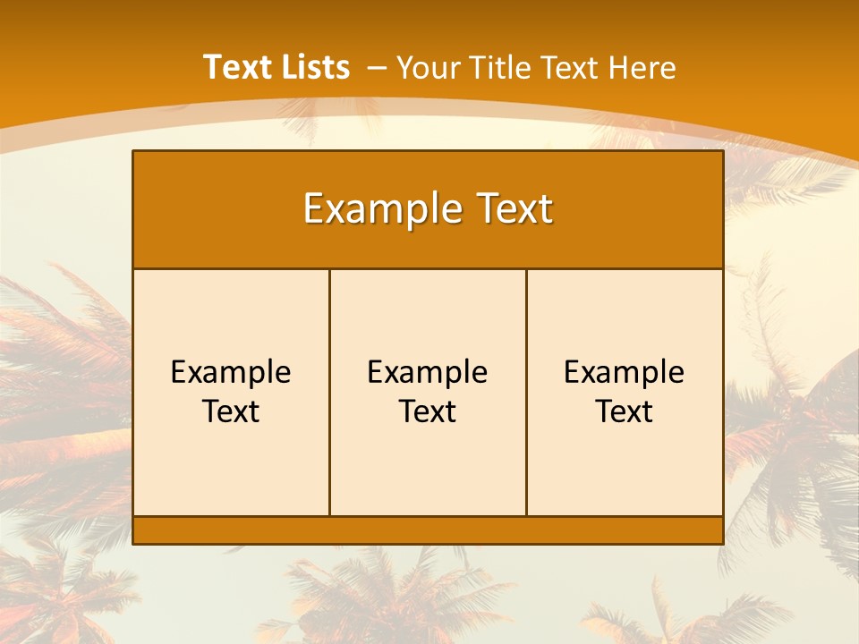 Lush Summer Tree PowerPoint Template