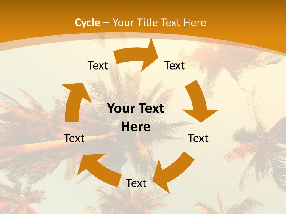Lush Summer Tree PowerPoint Template