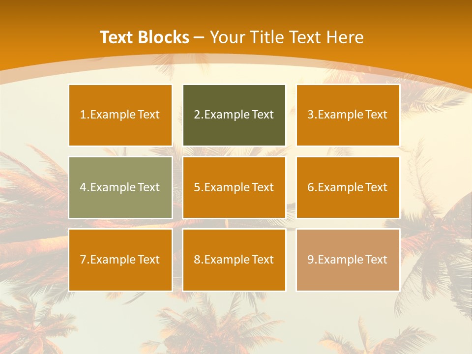 Lush Summer Tree PowerPoint Template