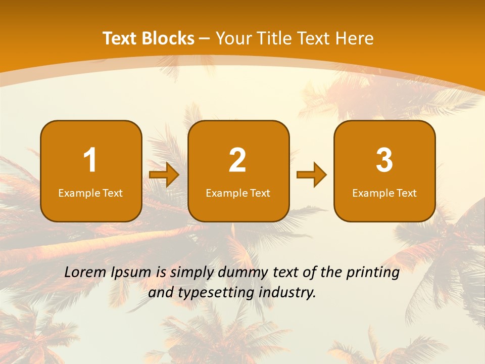 Lush Summer Tree PowerPoint Template