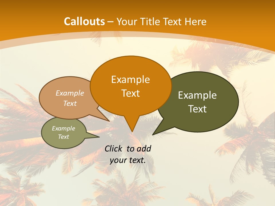 Lush Summer Tree PowerPoint Template