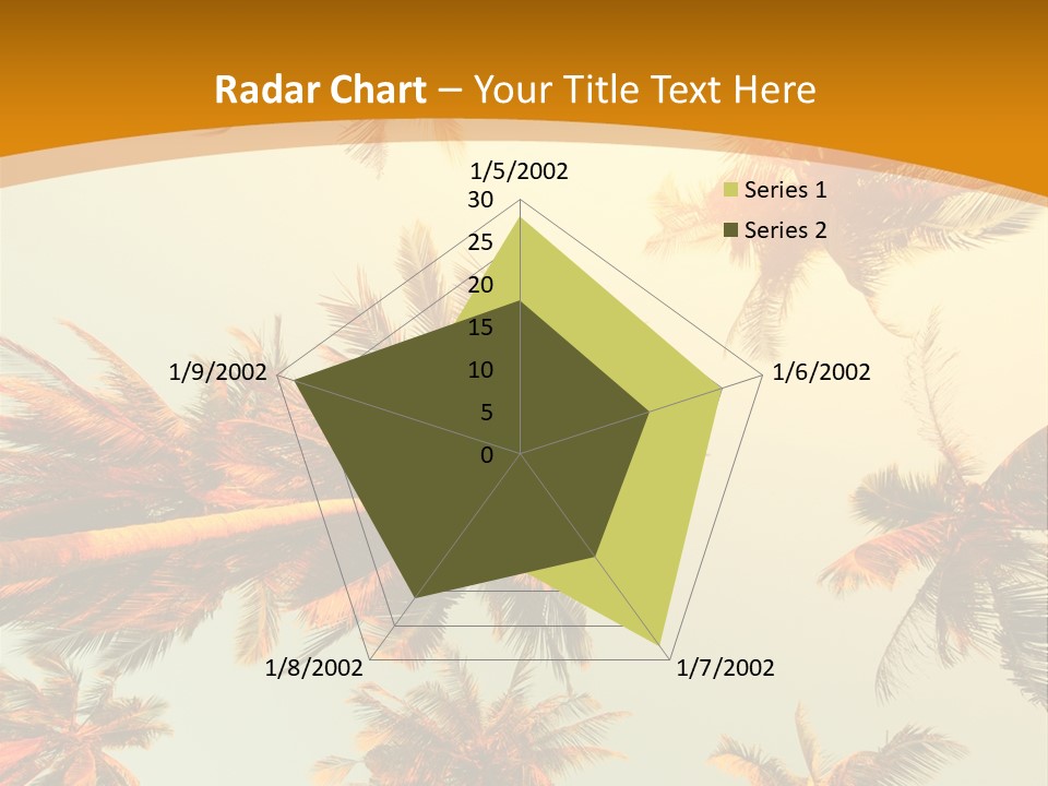 Lush Summer Tree PowerPoint Template