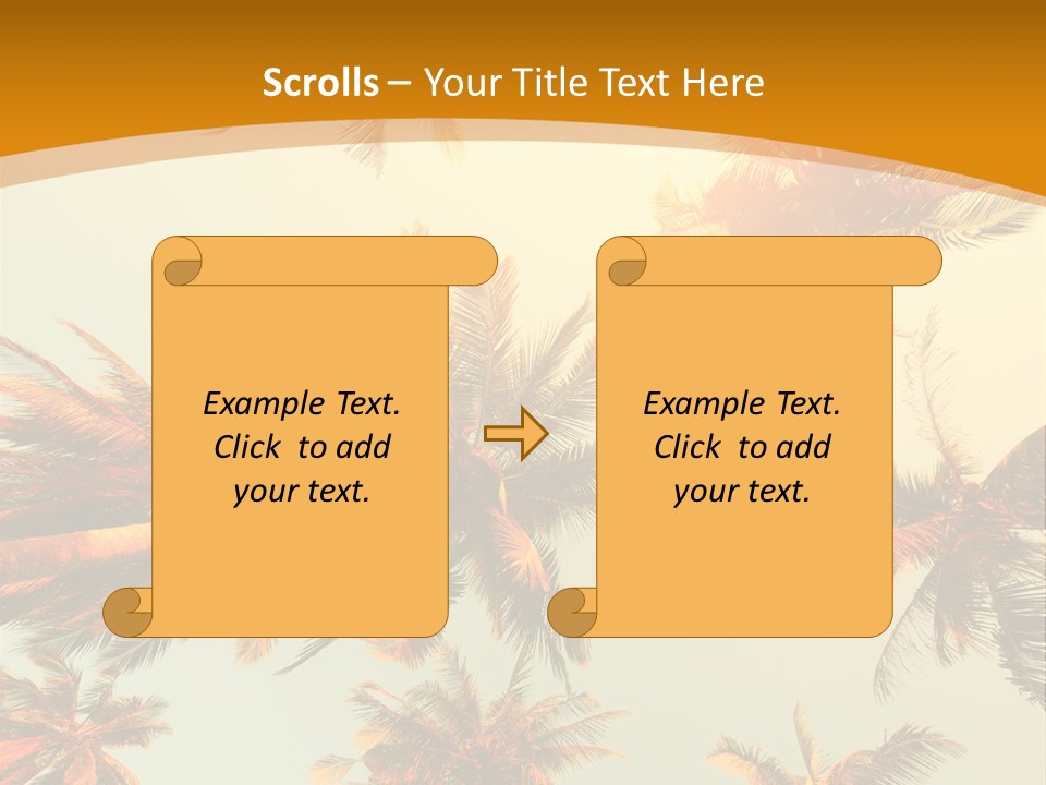 Lush Summer Tree PowerPoint Template