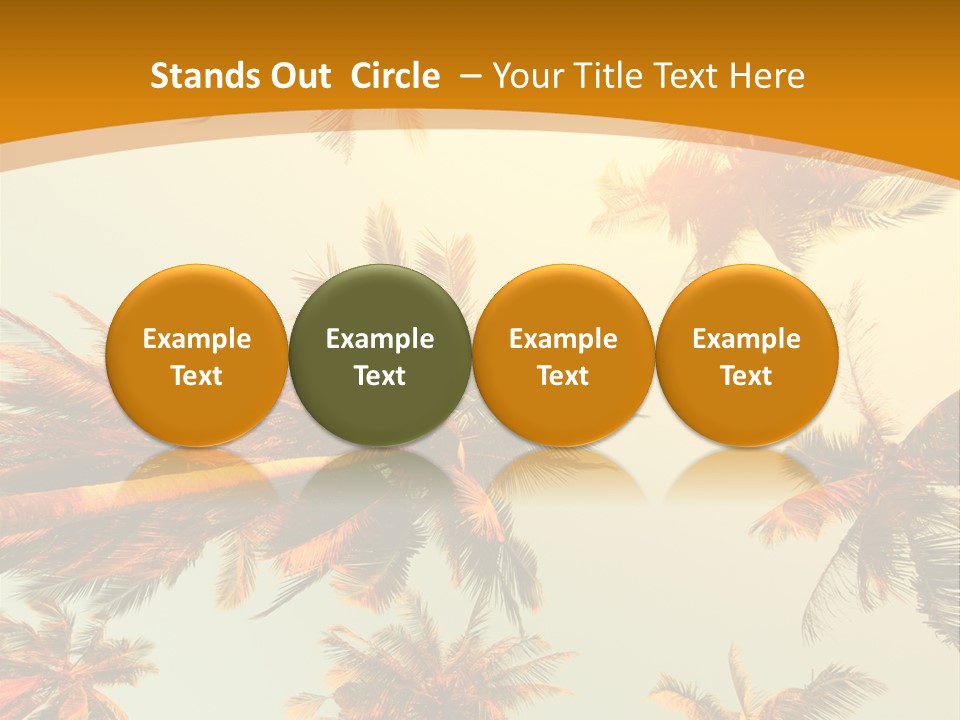 Lush Summer Tree PowerPoint Template