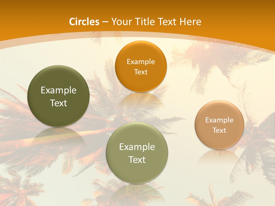 Lush Summer Tree PowerPoint Template